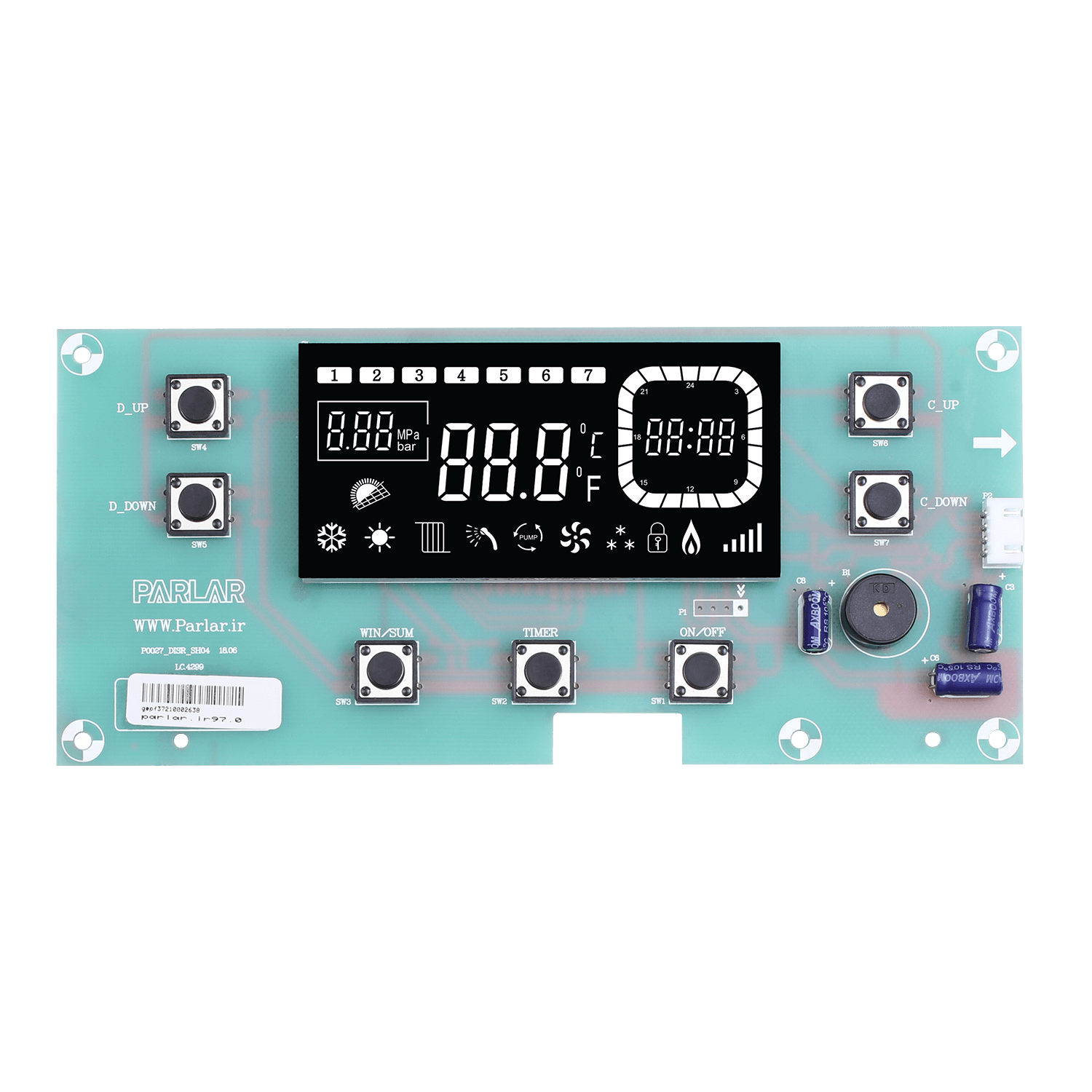 Boiler PCB board BP-1810 , Boiler Combi and Water Heater Control Boards