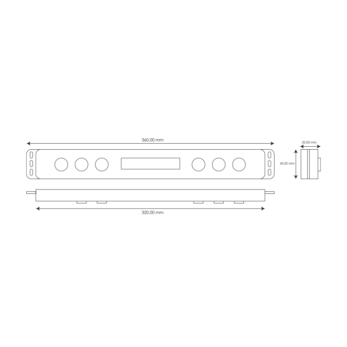 نمایشگر هود HL-1200 , برد الکترونیکی هود آشپزخانه​_نمایشگر هود