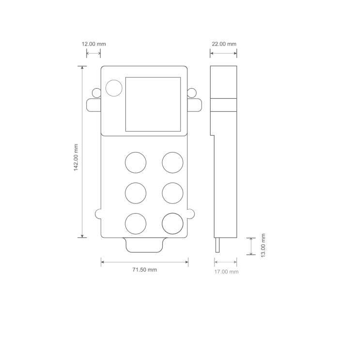 نمایشگر هود HL-4000 , برد الکترونیکی هود آشپزخانه​_نمایشگر هود