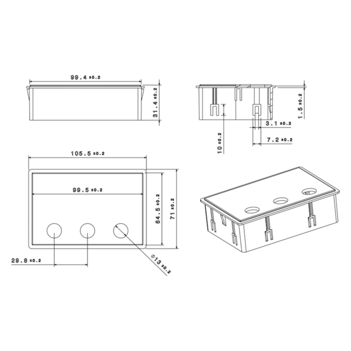 تایمر فر توکارOT-1532 , برد الکترونیکی اجاق و فر​_تایمر فر توکار