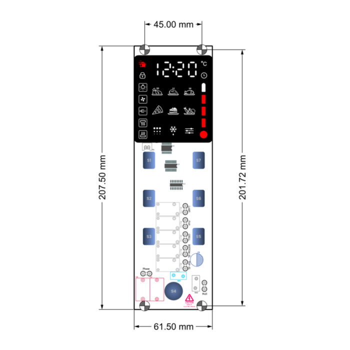 OT-2155 , Oven Display and Controller